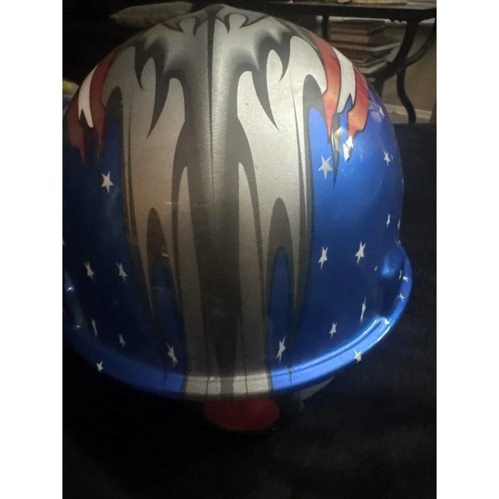 Jackson Products Type‎ 1 Hard Hat With American Eagle Stars And Stripes.